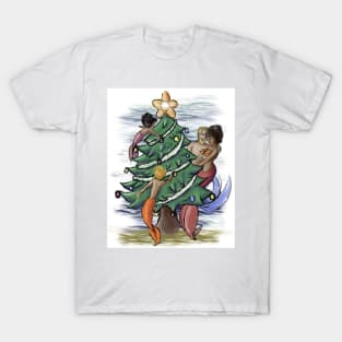 mer-ry christmas T-Shirt